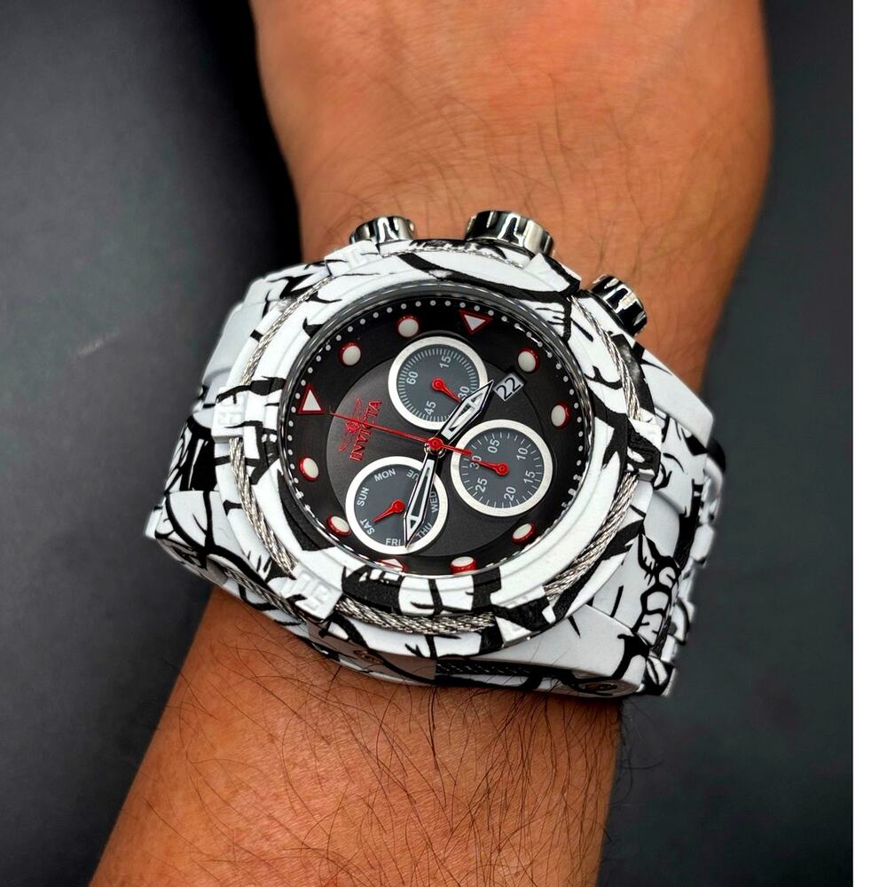 Invicta Bolt Zeus 43859 Chronograph 53mm Aqua Plated Men’s Watch 200M - Picture 12 of 17